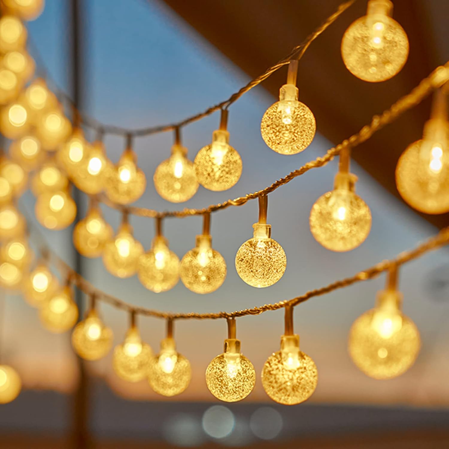 Girlanda świetlna, 10M 80 LED, girlandy świetlne na baterie, girlanda USB i pilot zdalnego sterowania, lampki Fairy do dekoracji wnętrz/na zewnątrz