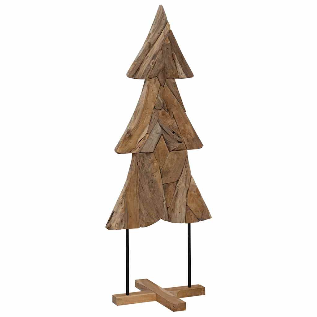 Choinka Drewniana z Drewna Tekowego 151 cm Dekoracyjna