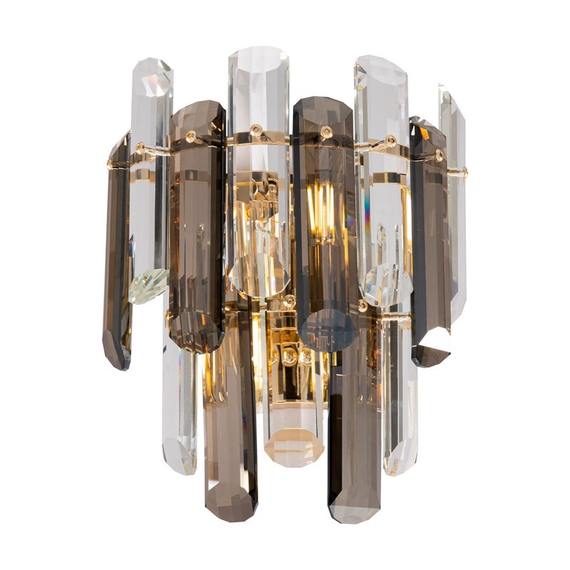 Lampa ścienna glamour kryształ Flare Maytoni DIA200WL-02G
