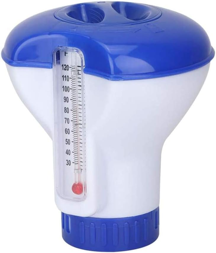 Pływający dozownik chloru do basenów, Pływający dozownik chloru do basenów wewnętrznych i zewnętrznych (12,7 cm)