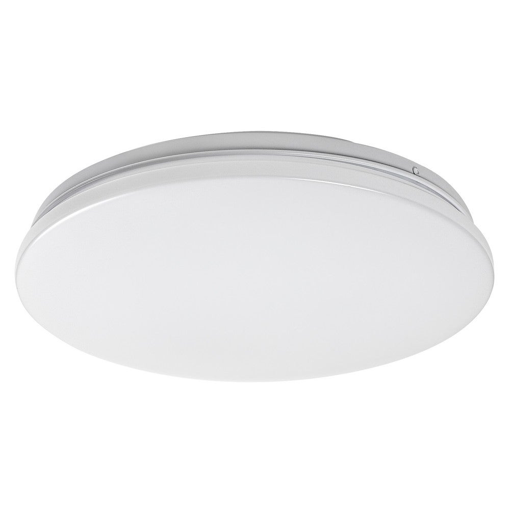Plafon łazienkowy LED 18W 1450lm 4000K Okrągły Biały Metal IP44 Ø320mm