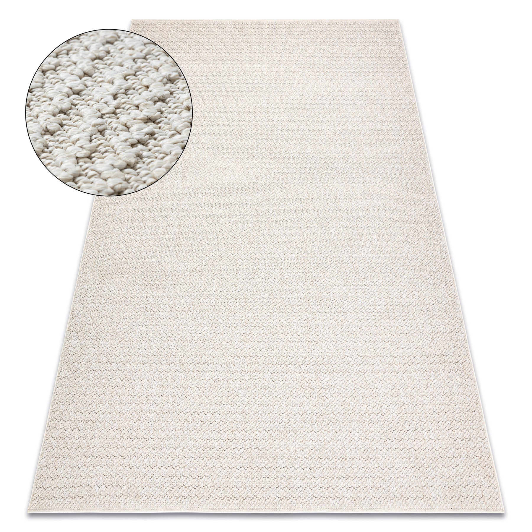 Dywan JERSEY 19236 krem - pętelkowy, strukturalny BOHO 120x170 cm
