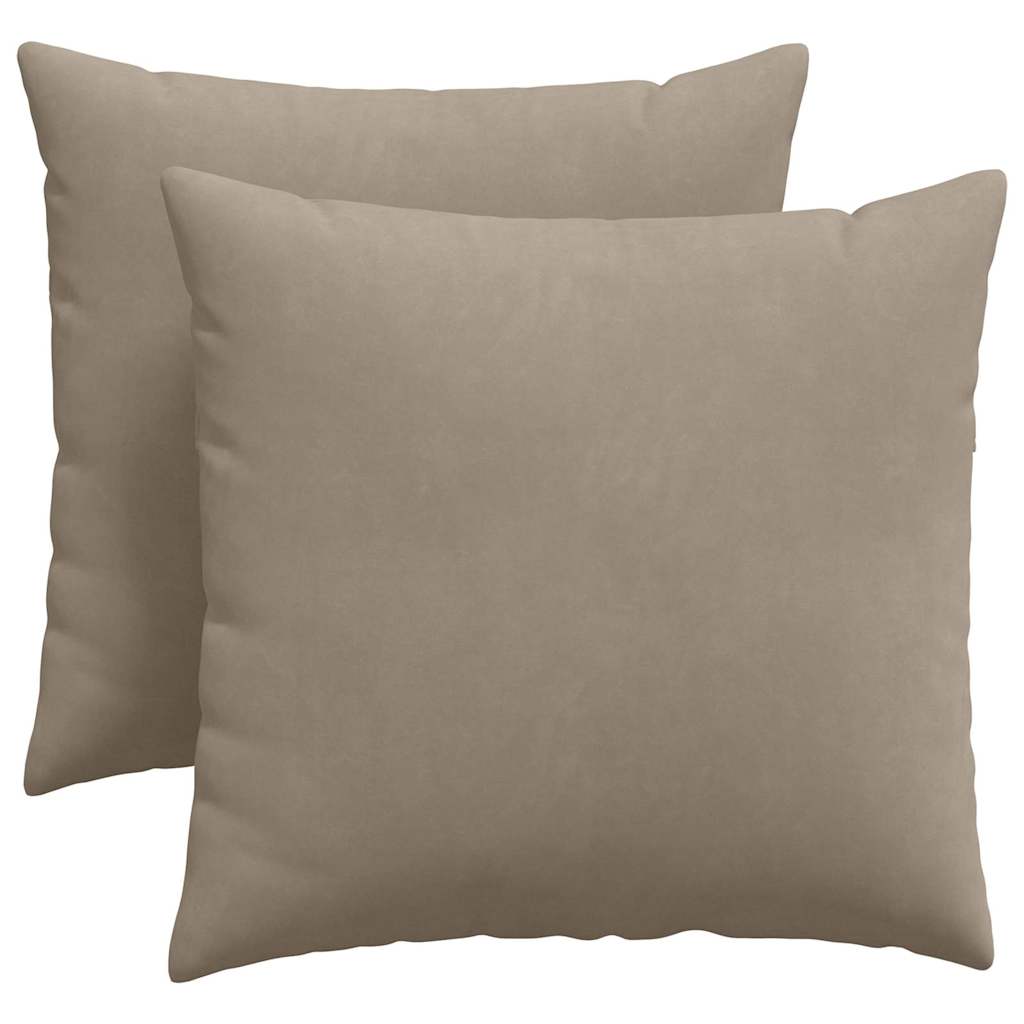 Poduszki na sofę 2 pcs Ciemnoszary 45 x 45 cm tkanina