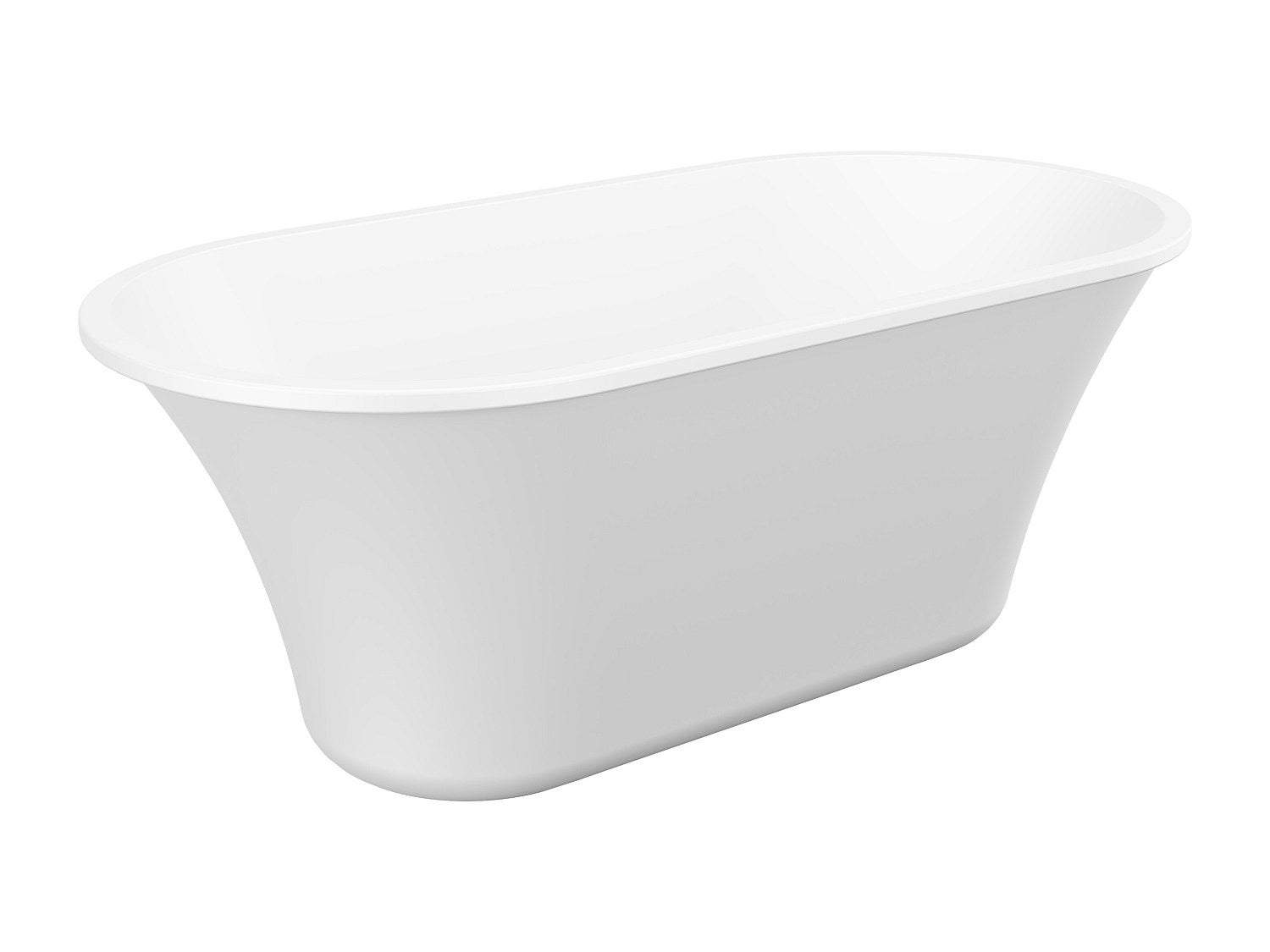 Wanna wolnostojąca designerska – 193 l – 150 × 75 × 58 cm – Biała – NOEMIE II