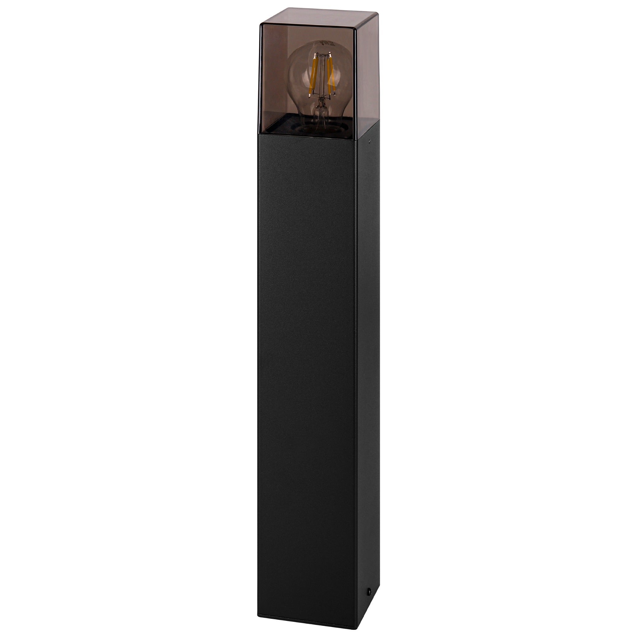 Lampa ogrodowa E27 LED Denver 50cm IP44 IK08 zewnętrzna stojąca czarna MasterLED