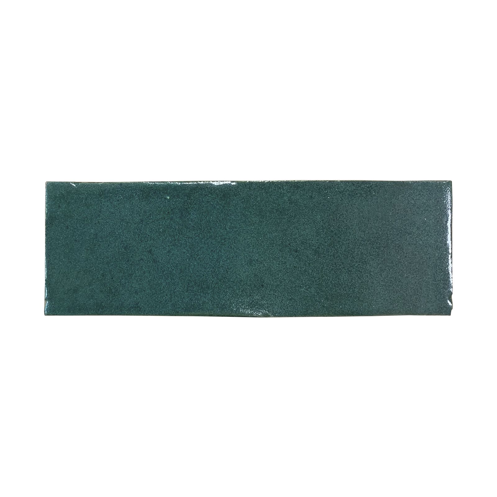 Płytki Zellige bejmat 15×5 cm – marokańskie płytki w kolorze zielonym – 1 m² – płytki ścienne/podłogowe.