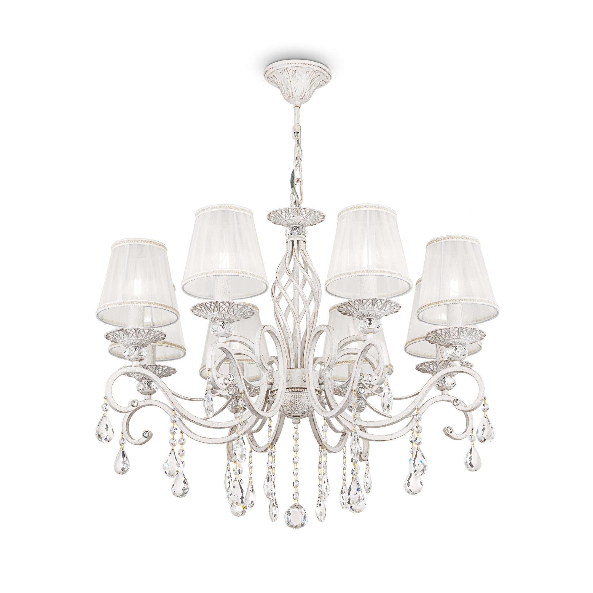 Lampa wisząca Dallas czarna-dymiona 6xG9x28W pionowa szklane kule wym: 170 x 29 x 29 cm szkło Maytoni