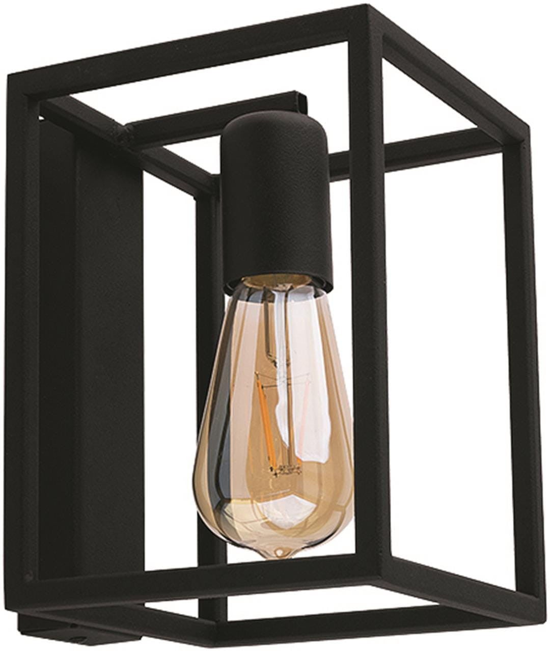 Lampa ścienna kinkiet LED Nowodvorski CRATE czarny, stal 9046