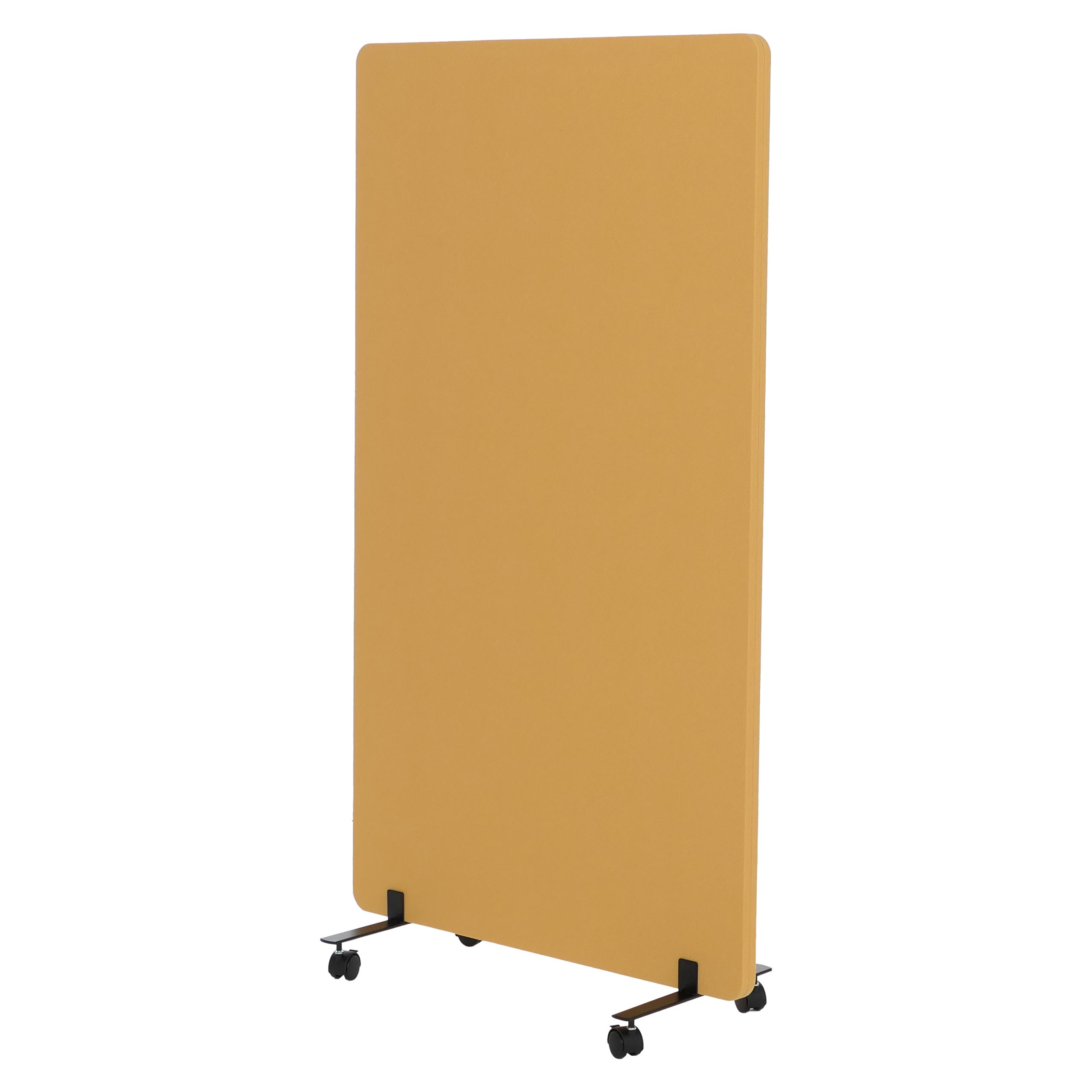 Przegroda akustyczna HWC-G77, 147 x 80 cm, żółta