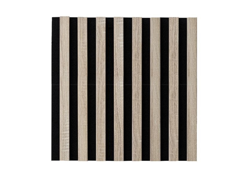 Lamele ścienne na czarnym filcu 8L Marbet Design WOODLINE 40x40 cm Dąb Sonoma 1 szt.