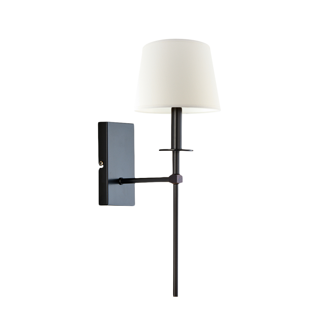 Kinkiet lampa ścienna lampa na ścianę z abażurem walec LOON