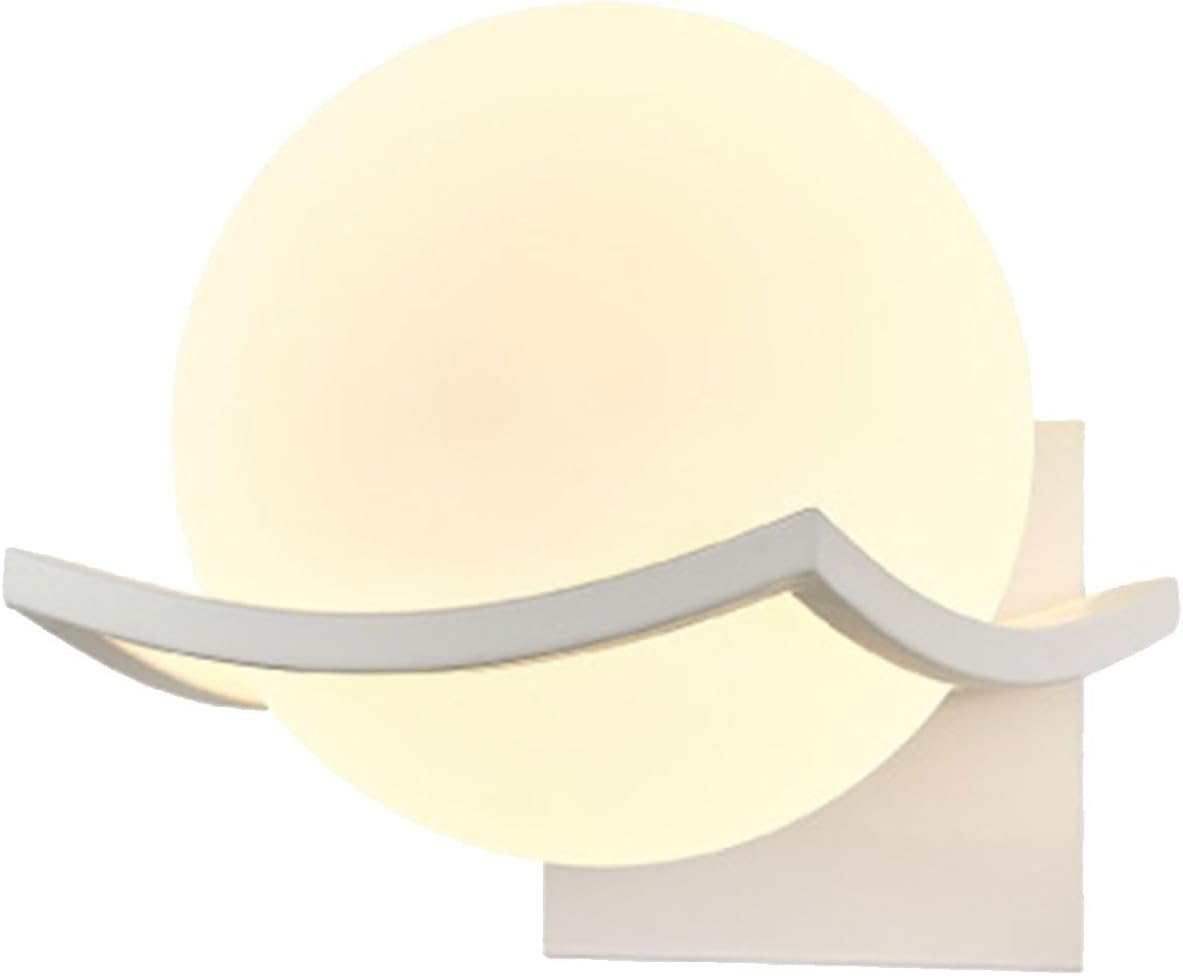 Kinkiet, lampa ścienna do wnętrz, lampa ścienna do sypialni, złota lampa ścienna (żarówka nie jest dołączona), biała z kremową osłoną