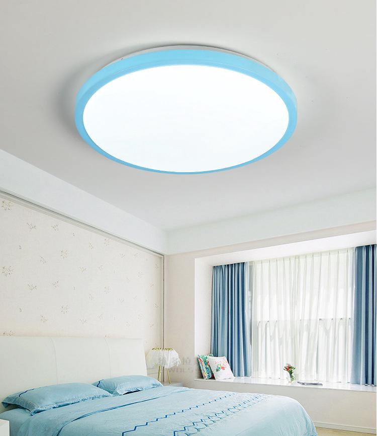24W ściemnialna lampa sufitowa LED, lampa sufitowa z pilotem, okrągła lampa sufitowa, lampa sufitowa do łazienki, sypialni, salonu, kuchni, korytarza,