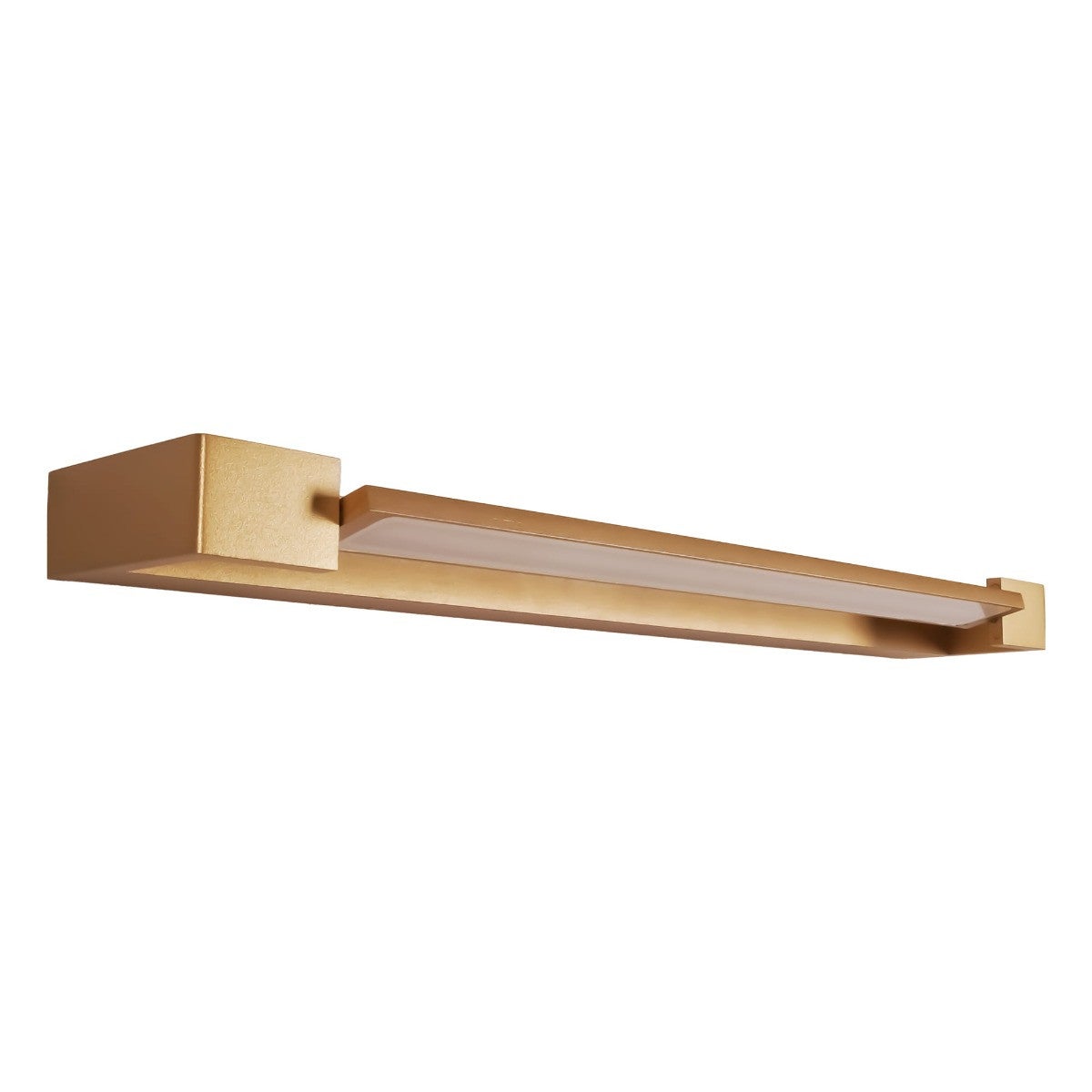 Kinkiet FLINK LED 18W Ciepła biel 1700lm złoty wym: 4x60x10 cm IP44 Maxlight
