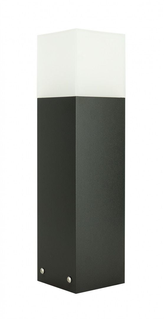 Lampa ogrodowa stojąca Cube czarna 1xE27x20W IP44 wym: 40 x 10 x 10 cm aluminium SU-MA