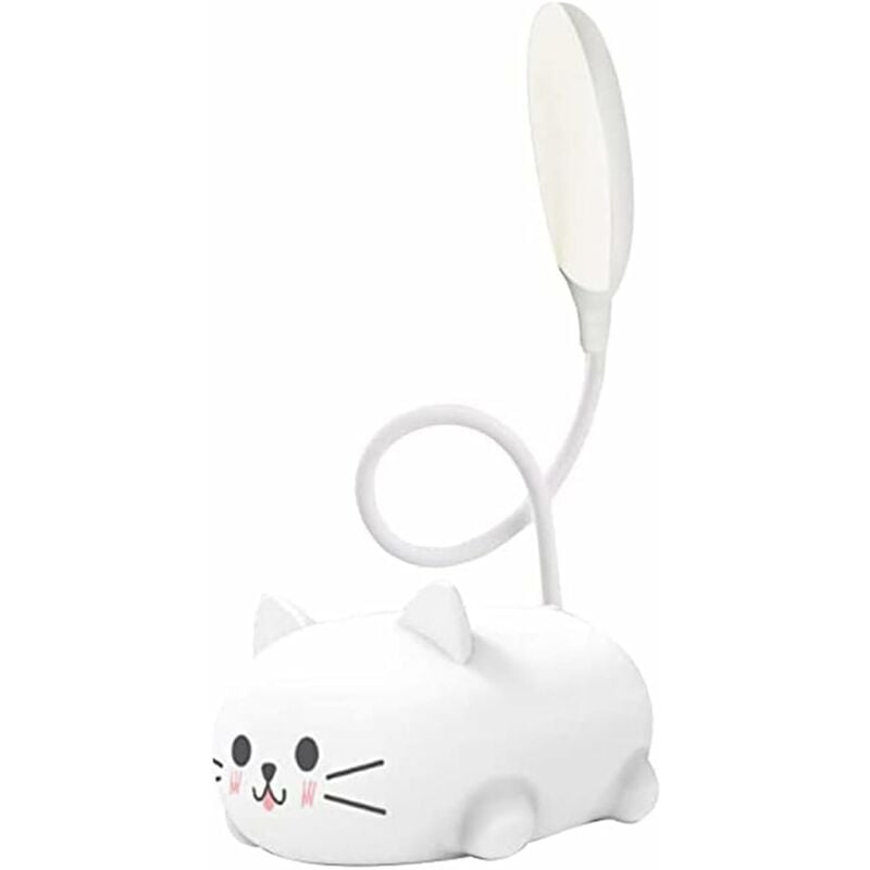 Prosta lampka nocna LED lampka biurkowa dla dzieci lampka do nauki dla studentów lampka chroniąca oczy ładowanie USB