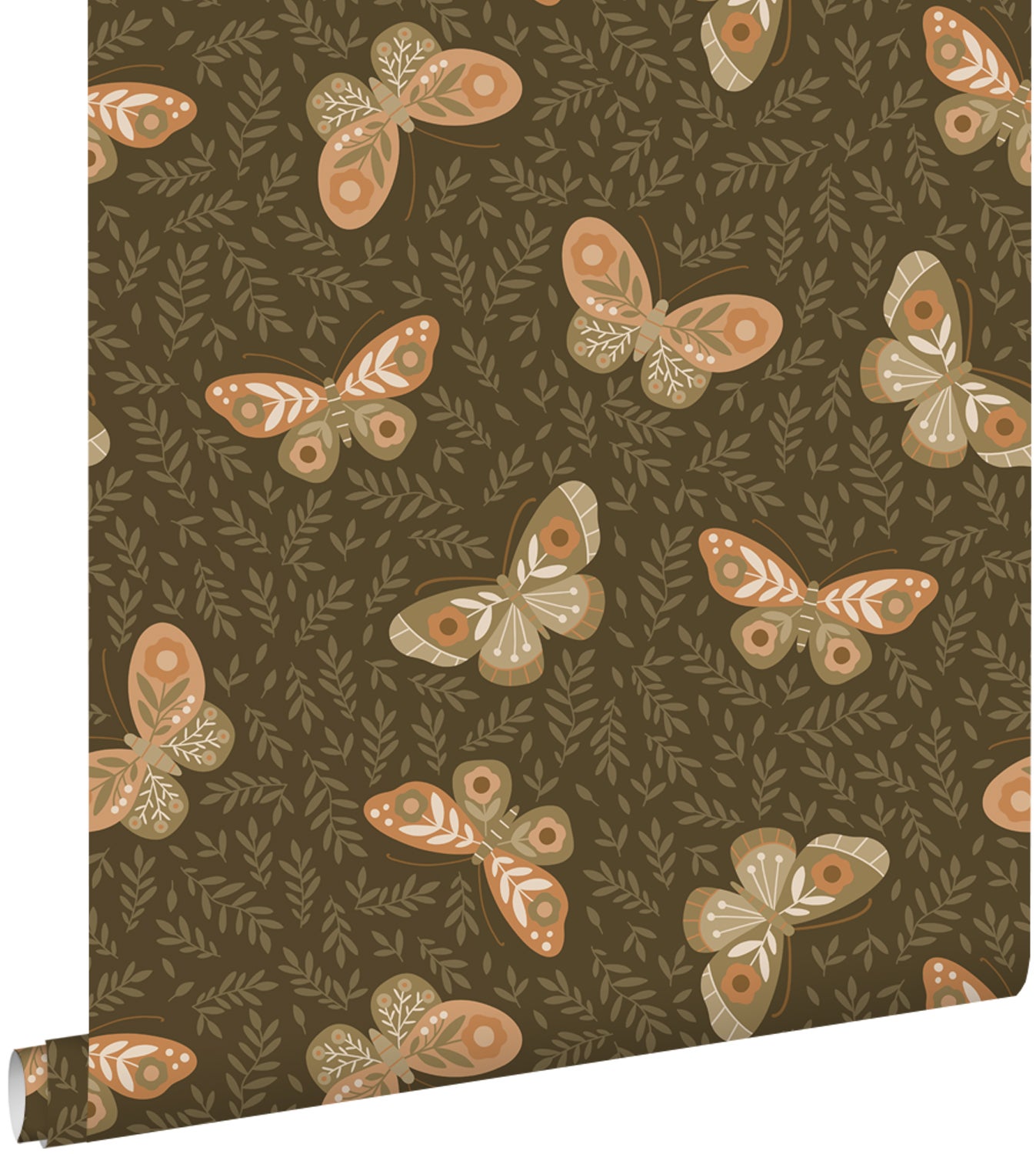Tapeta motyle zielony - 50 x 900 cm - ESTAHOME
