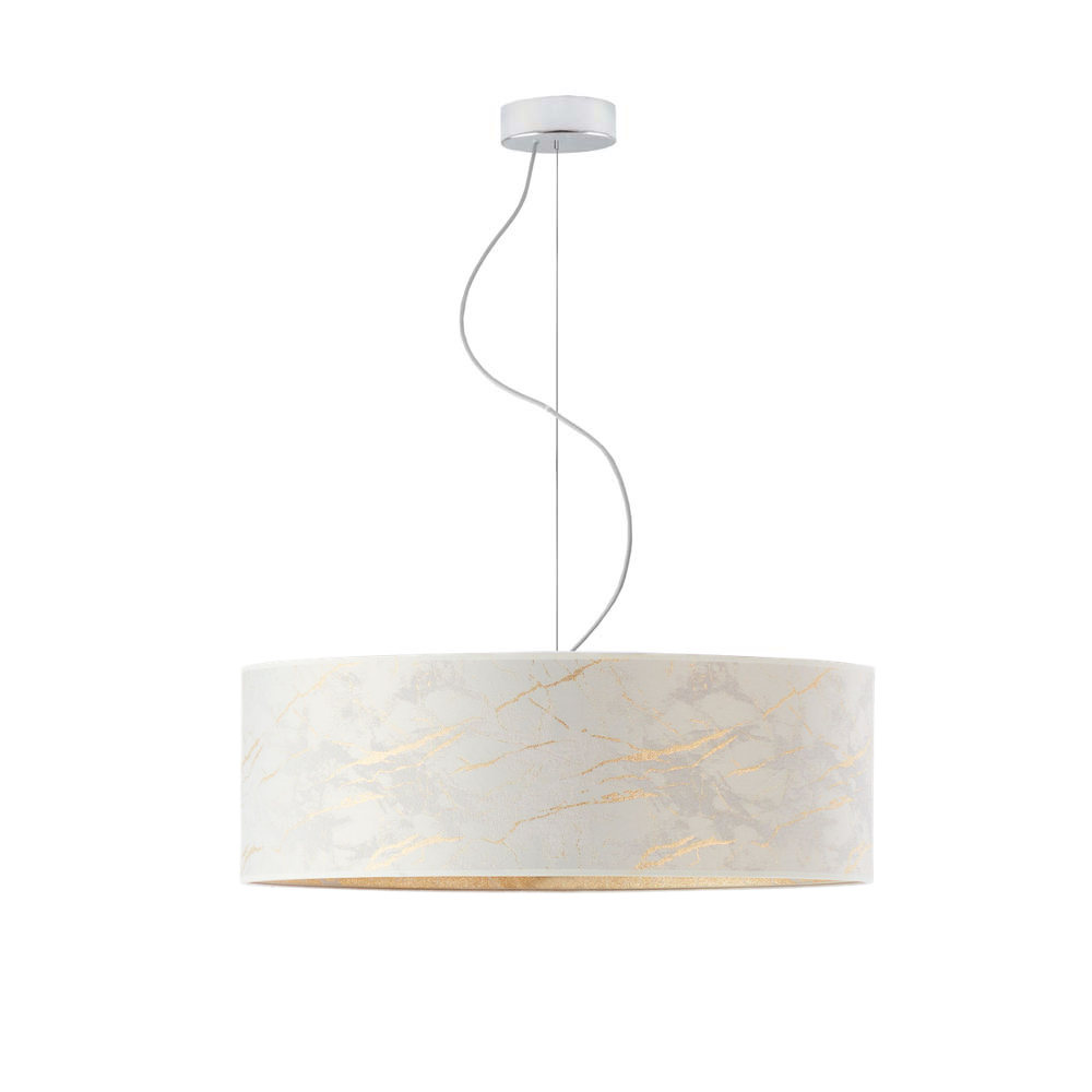Lampa sufitowa żyrandol lampa wisząca z abażurem walec 60 cm BLUES