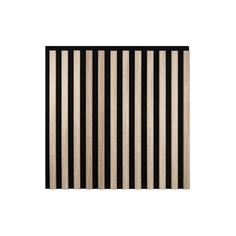Lamele ścienne na czarnym filcu 12L Marbet Design WOODLINE 60x60 cm Dąb Sonoma 1 szt.