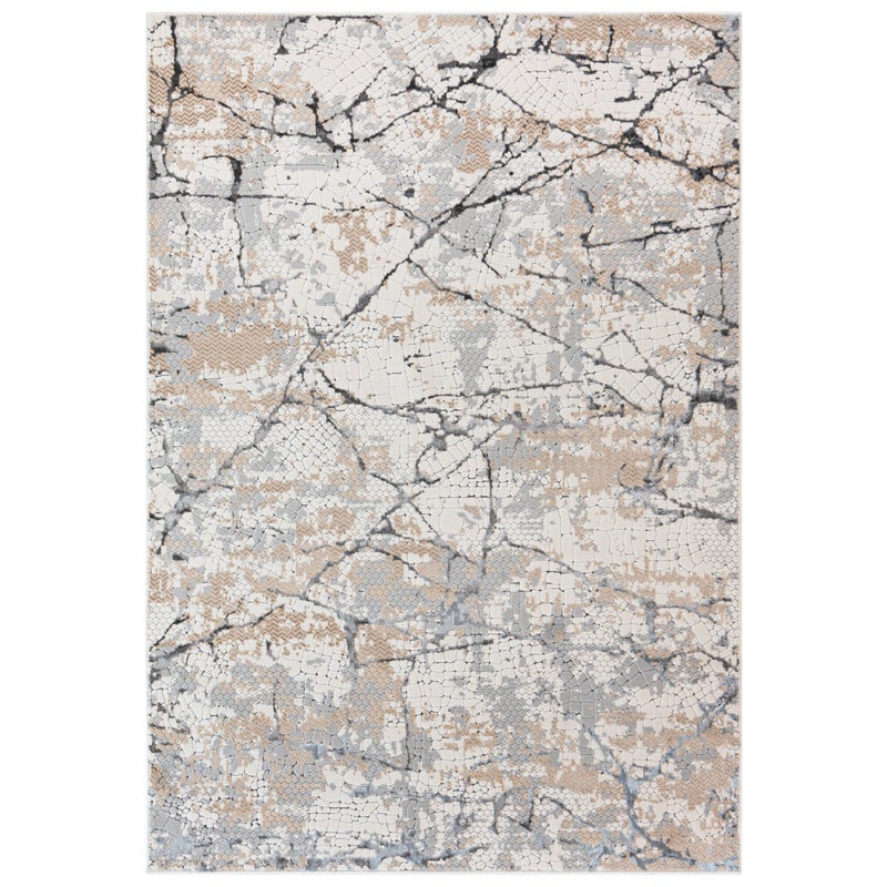 Dywan Nowoczesny Abstrakcyjny Rieti Grigio 160 x 230 cm beżowy, szary 1 szt.