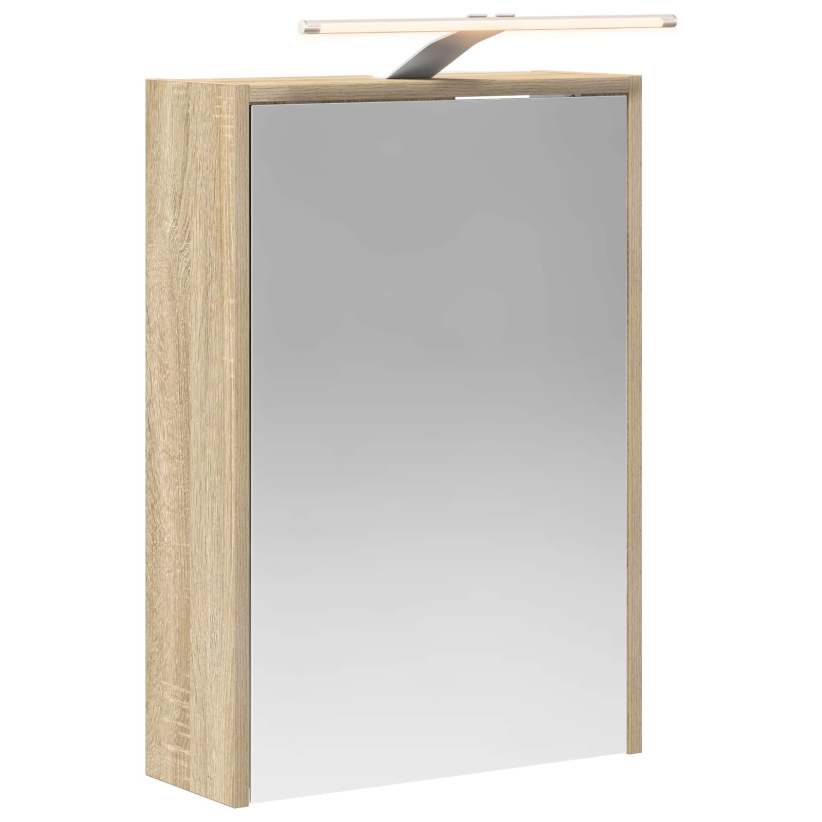 Szafka z lustrem do łazienki Dąb Sonoma 43 x 16 x 62.5 cm