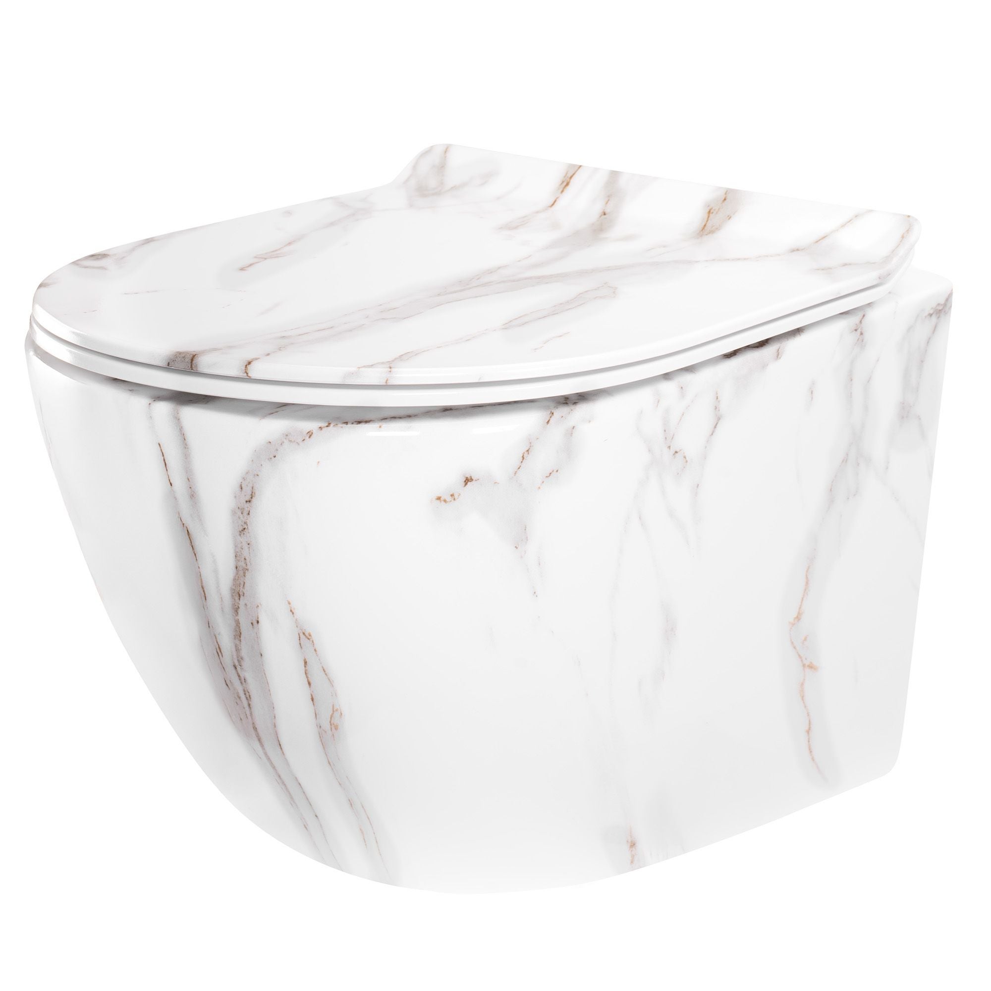 Misa Wc Podwieszana Rea Carter Tornaldo Aiax Shiny Biały 49 X 37