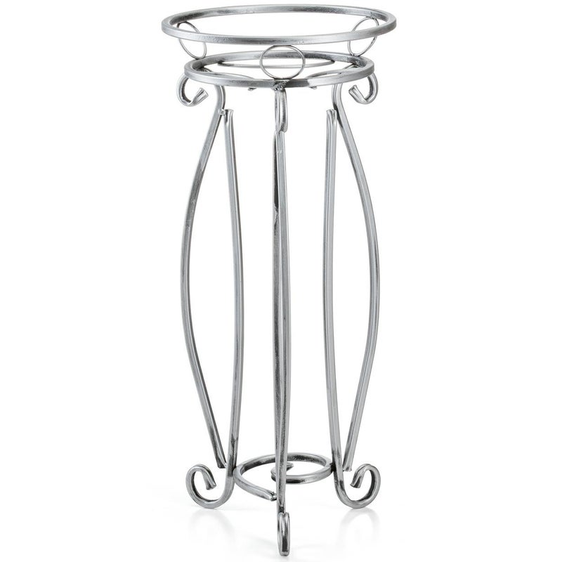 Kwietnik metalowy Dąstal srebrny matowy 62x28x28 cm 1 szt.