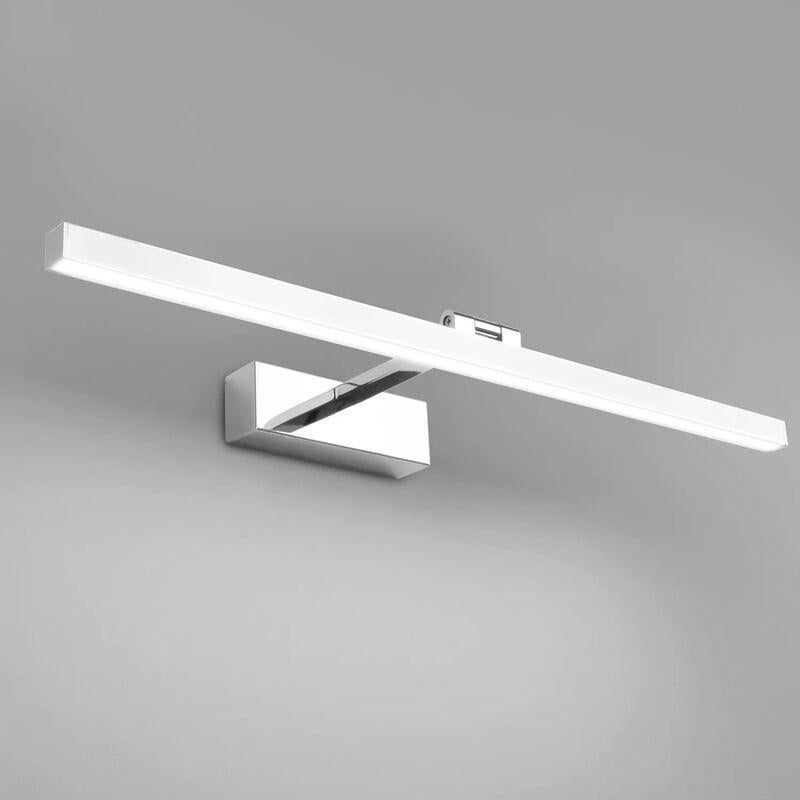 Lampa LED do lustra łazienkowego 50cm, 12W, IP44 Wodoodporna Lampa Ścienna do Łazienki Obrotowa o 180°, Nowoczesne Oświetlenie Lustra Łazienkowego