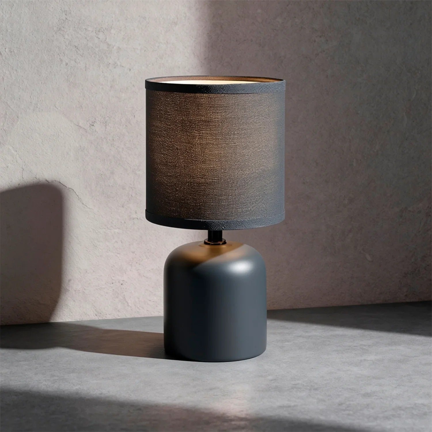 Lampa stołowa ceramiczna Daphni 1xE14x40W ceramika / gips niebieska wym:23x12x12cm IP20 Rabalux
