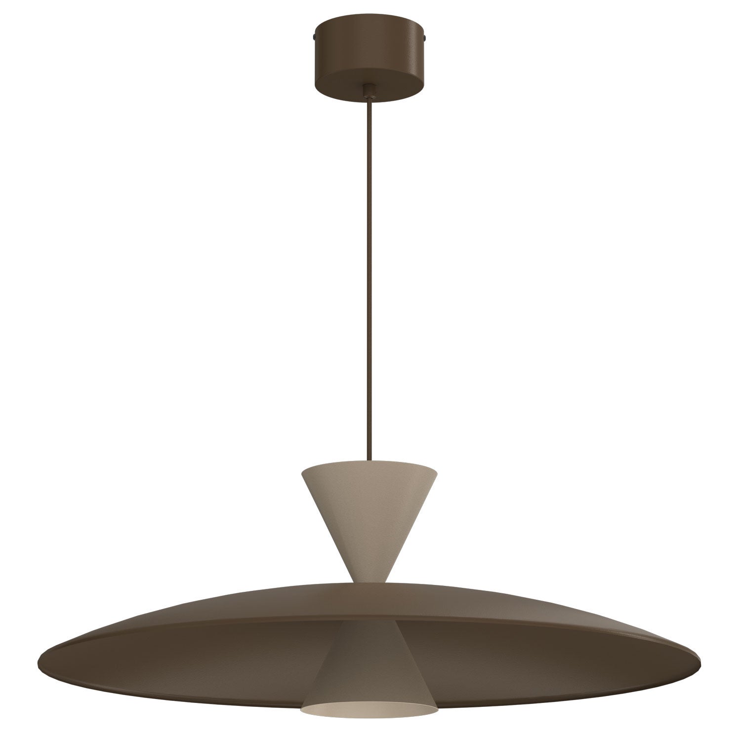 Lampa wisząca Mistic brązowy 1xGX53x15W metal wym:110x65x65cm IP20 Luminex