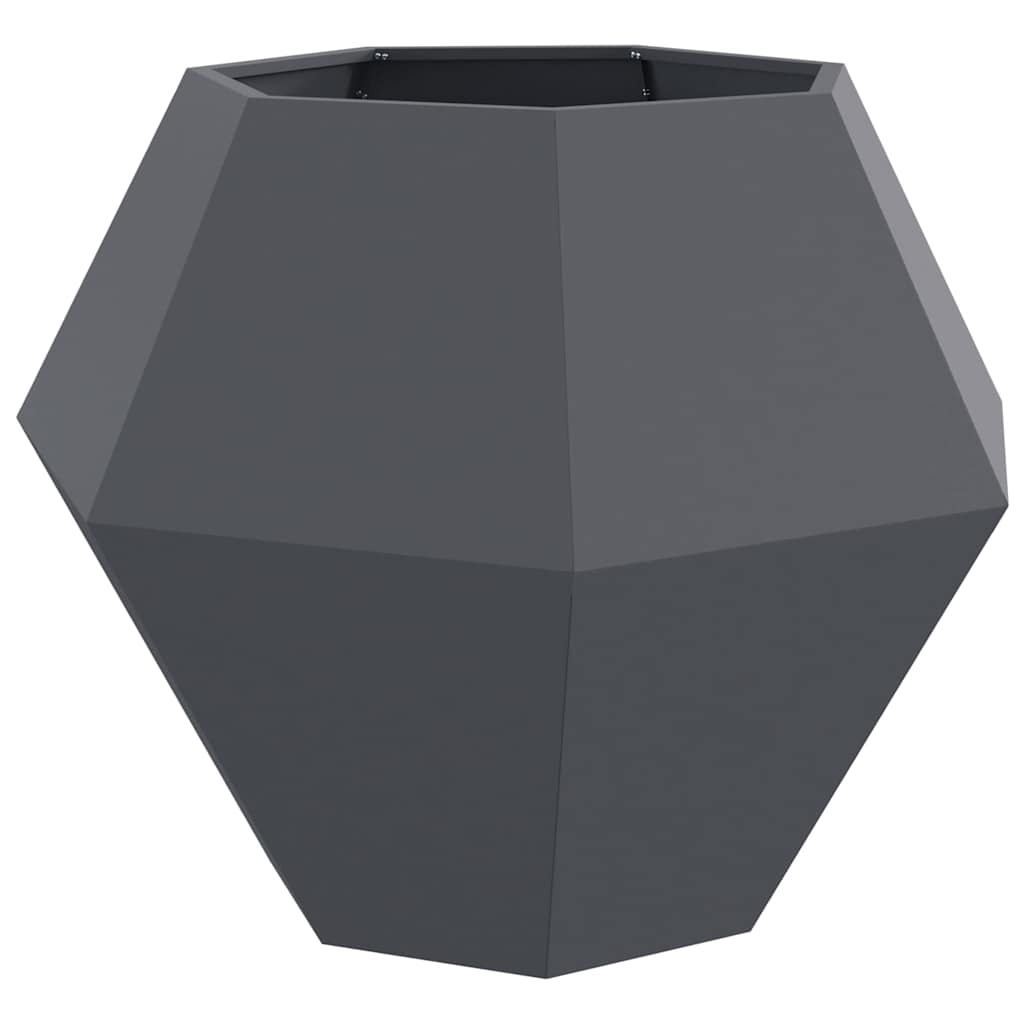 Donica Antracyt 100 x 100 x 80 cm Stal