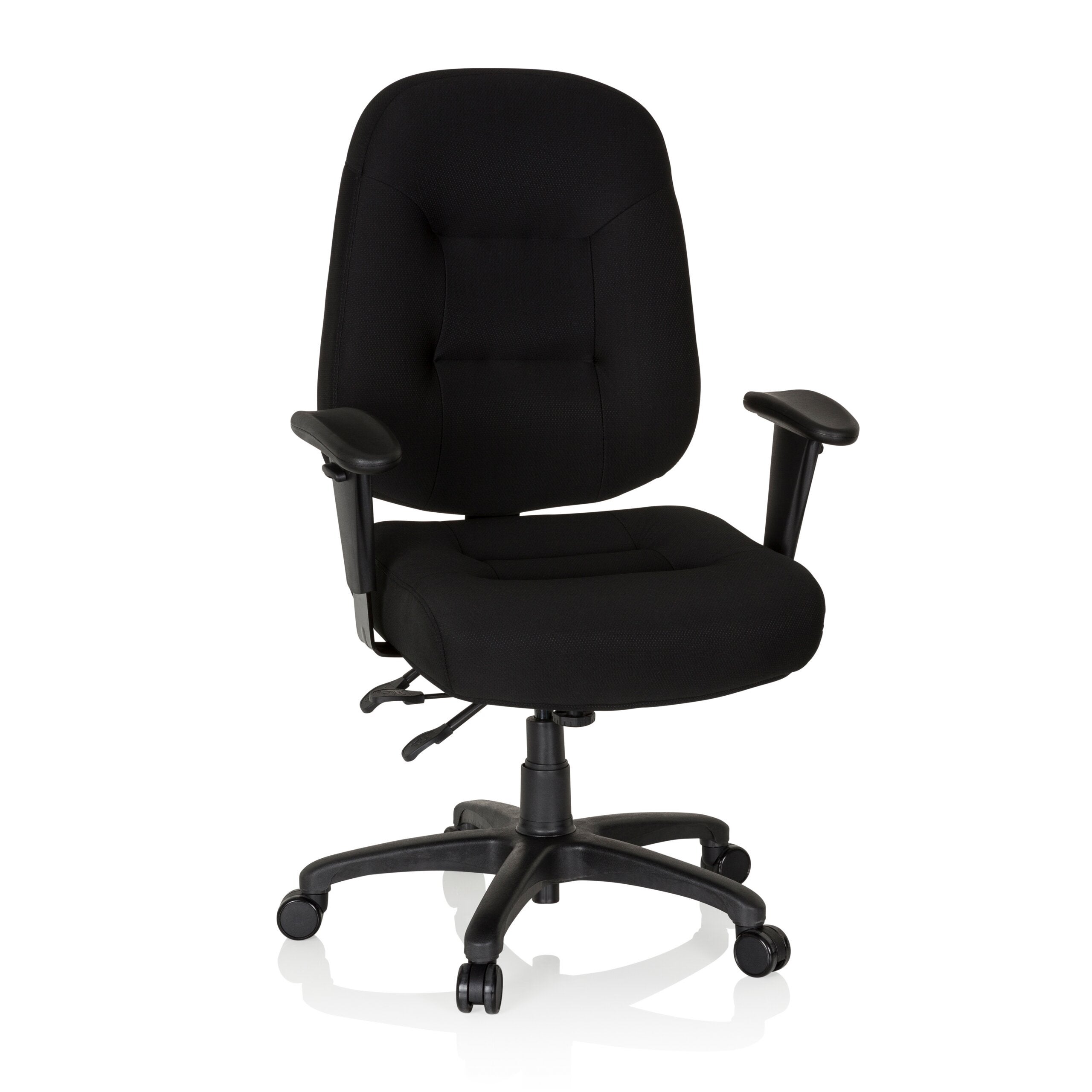 Krzesło biurowe / krzesło wykonawcze ZENIT XXL czarne hjh OFFICE