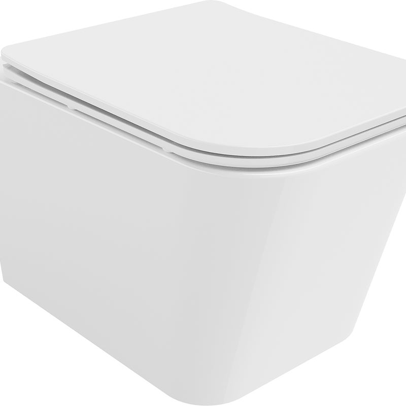Mexen Teo miska wc Rimless z deską wolnoopadającą slim, duroplast, biała połysk - 30850600