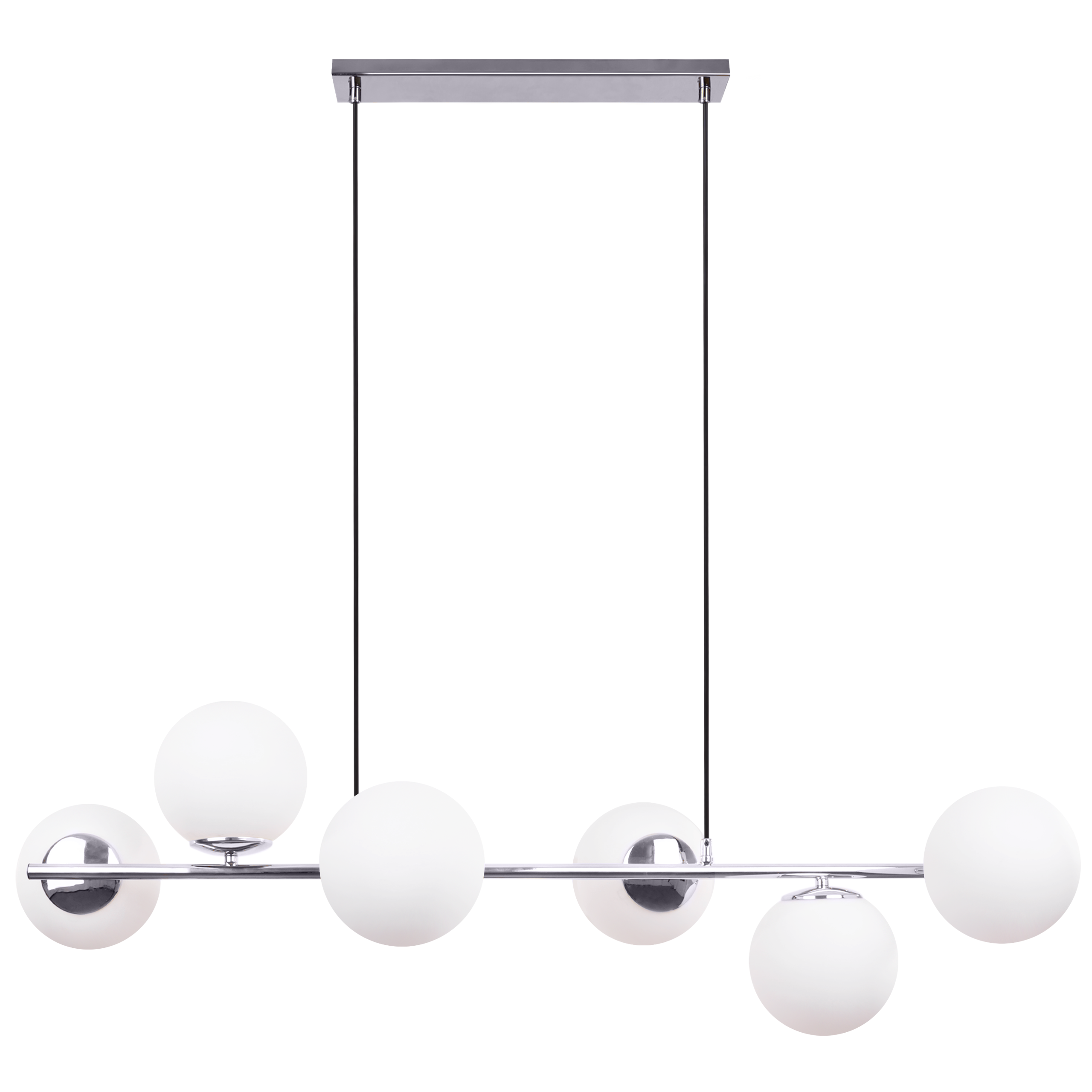 Lampa sufitowa wisząca Light Home LH Siena 6x E14 60W srebrny