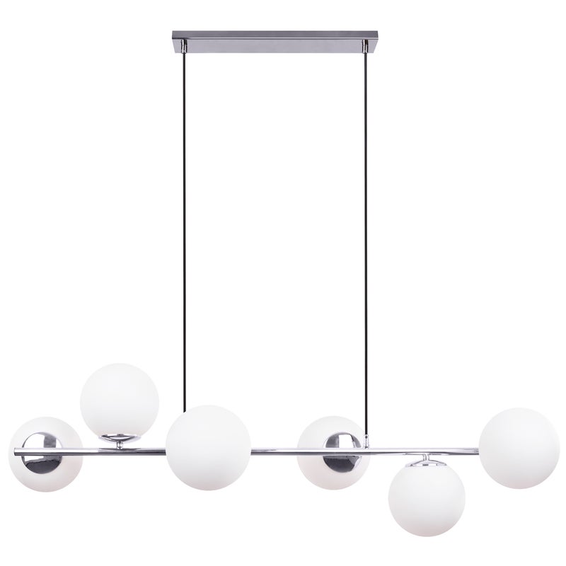 Lampa sufitowa wisząca Light Home LH Siena 6x E14 60W srebrny