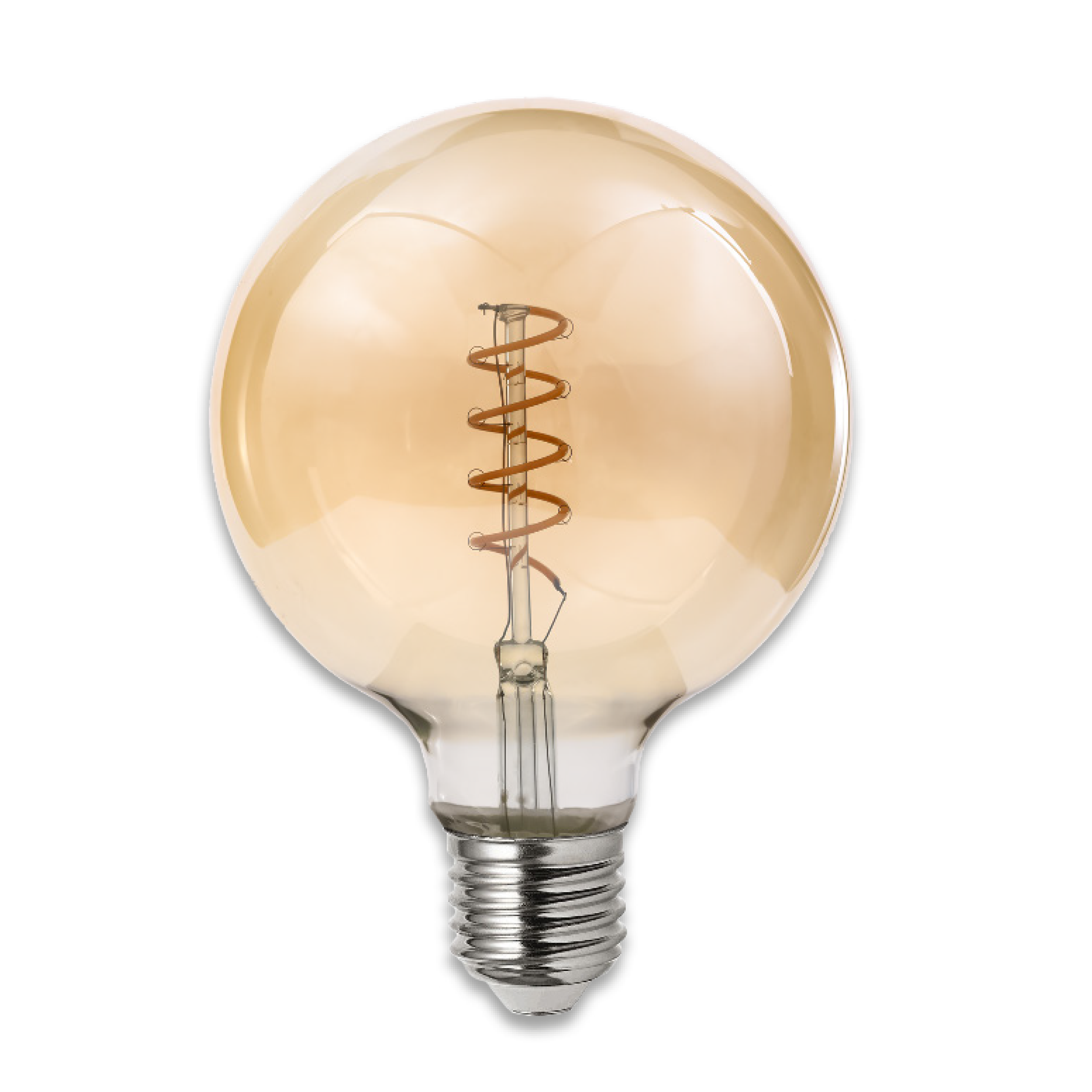 Żarówka LED E27 Filament G95 4W 2200K ciepła biel ściemnialna amber MasterLED