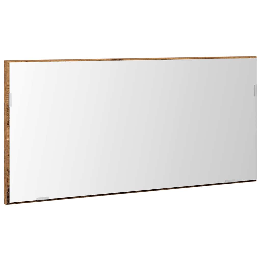 Lustro Stare drewno 80 x 37 cm Szkło i drewno inżynieryjne