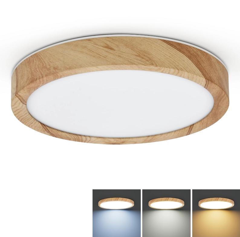 Lampa technologiczna LED, 23 cm, ultracienka technologiczna lampa, 12 W, czerwona, 3 wymienne kolory (3000 K-6000 K)