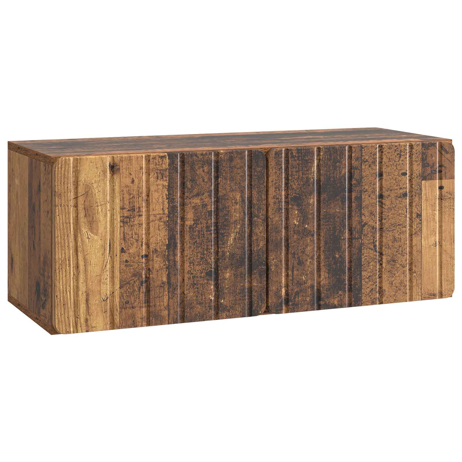Szafka RTV montowana na ścianie 78,5 x 31 x 30 cm Stare drewno