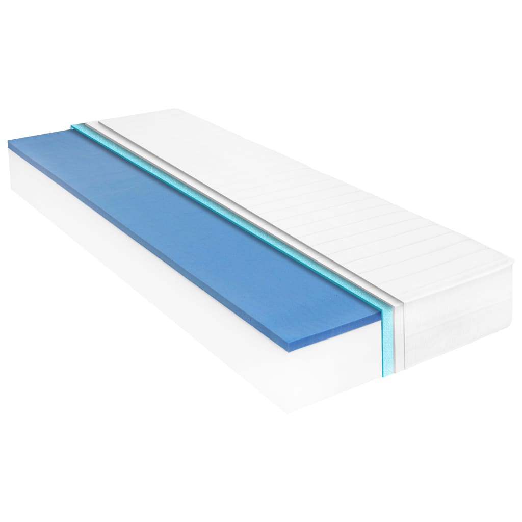 Materac, 80x200 cm, pianka memory visco, 18 cm H2 vidaXL