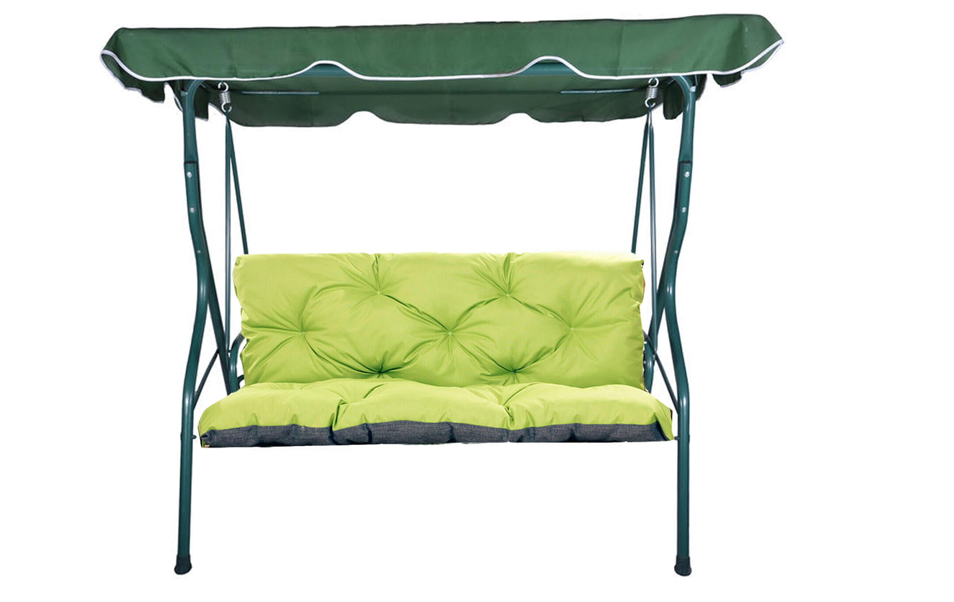 Poduszka ogrodowa na huśtawkę 180x60x50cm poduszka na meble ogrodowe limonka, poduszka na balkon taras, poducha ogrodowa na ławkę