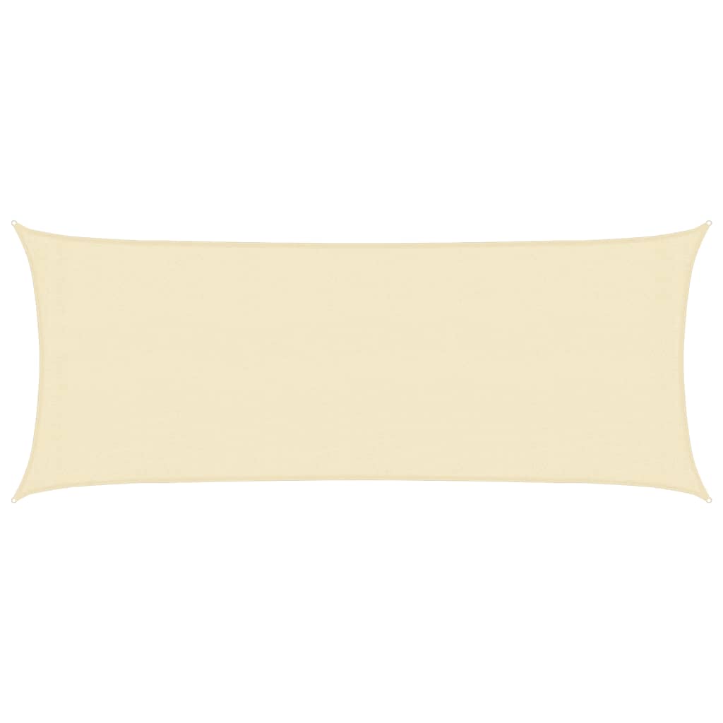 Kremowe płótno żaglowe HDPE 160 g/m2 2x5 m - COMFORTXL