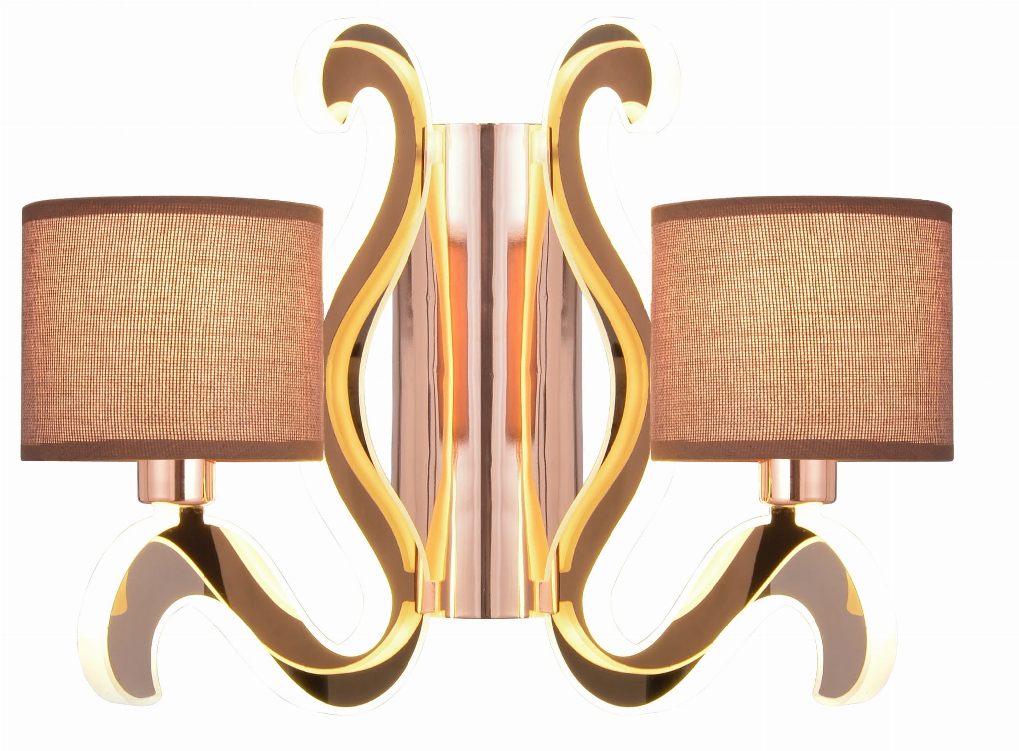 Kinkiet ścienny Ambrosia miedź-brązowy 4xE14x40W wym: 30 x 35 x 20 cm metal IP20 Candellux