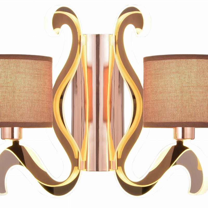 Kinkiet ścienny Ambrosia miedź-brązowy 4xE14x40W wym: 30 x 35 x 20 cm metal IP20 Candellux