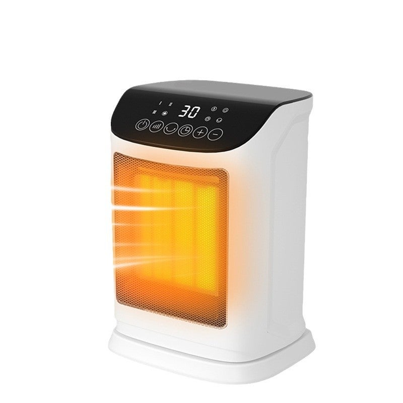 Energooszczędny grzejnik elektryczny z wentylatorem - ceramiczny grzejnik elektryczny PTC o mocy 1800 W, timer, pilot, 4 tryby