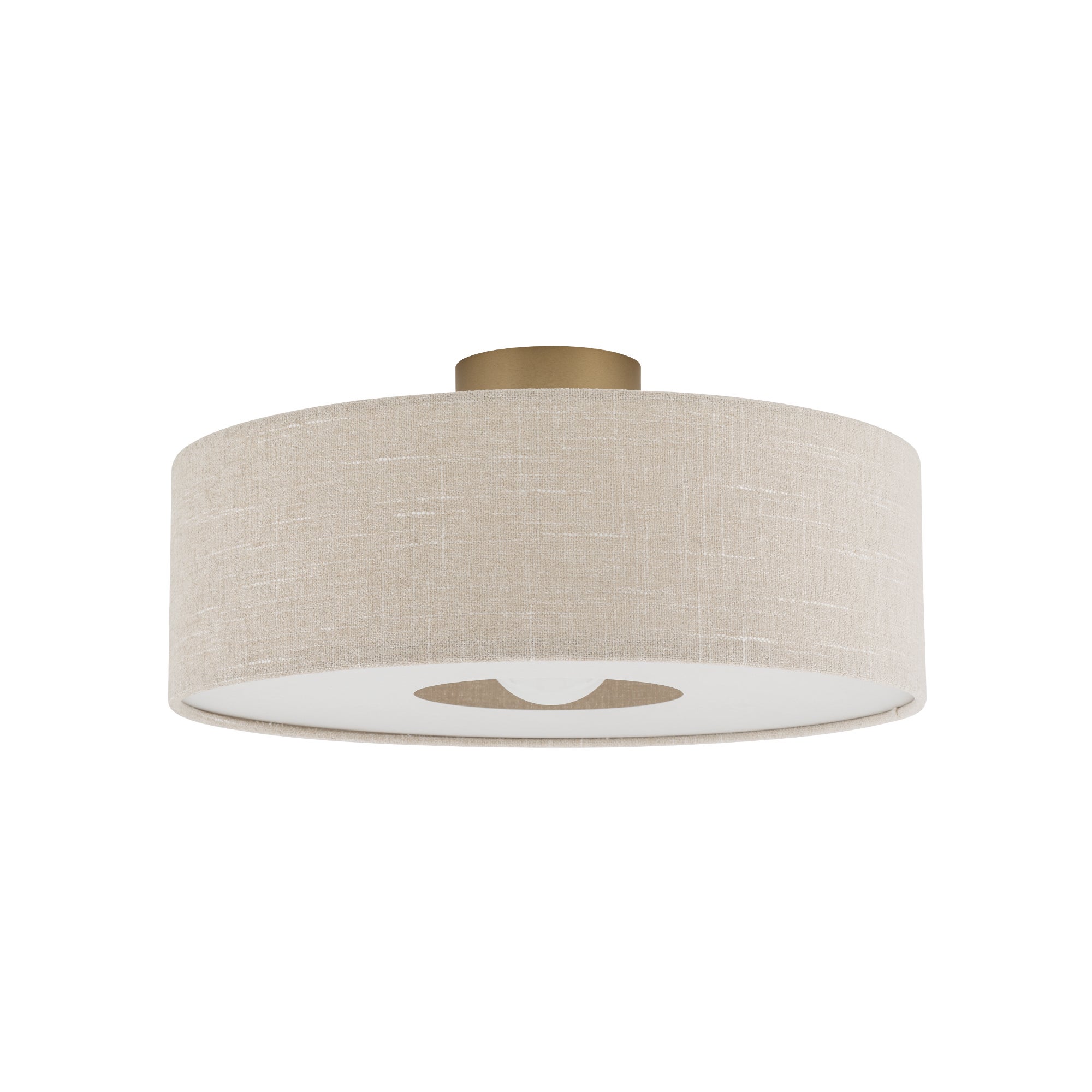 Lampa sufitowa dekoracyjna kremowa złota podsufitka 1xE27 25W SANTANA Nowodvorski
