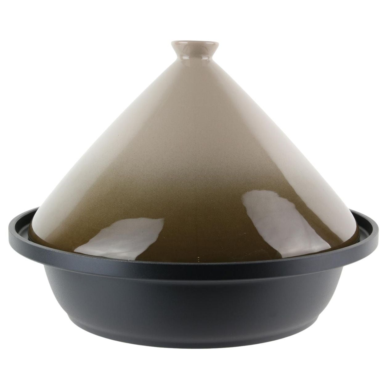 Tajine na indukcję HowHomely brązowy elegancki 30 cm 1 szt.