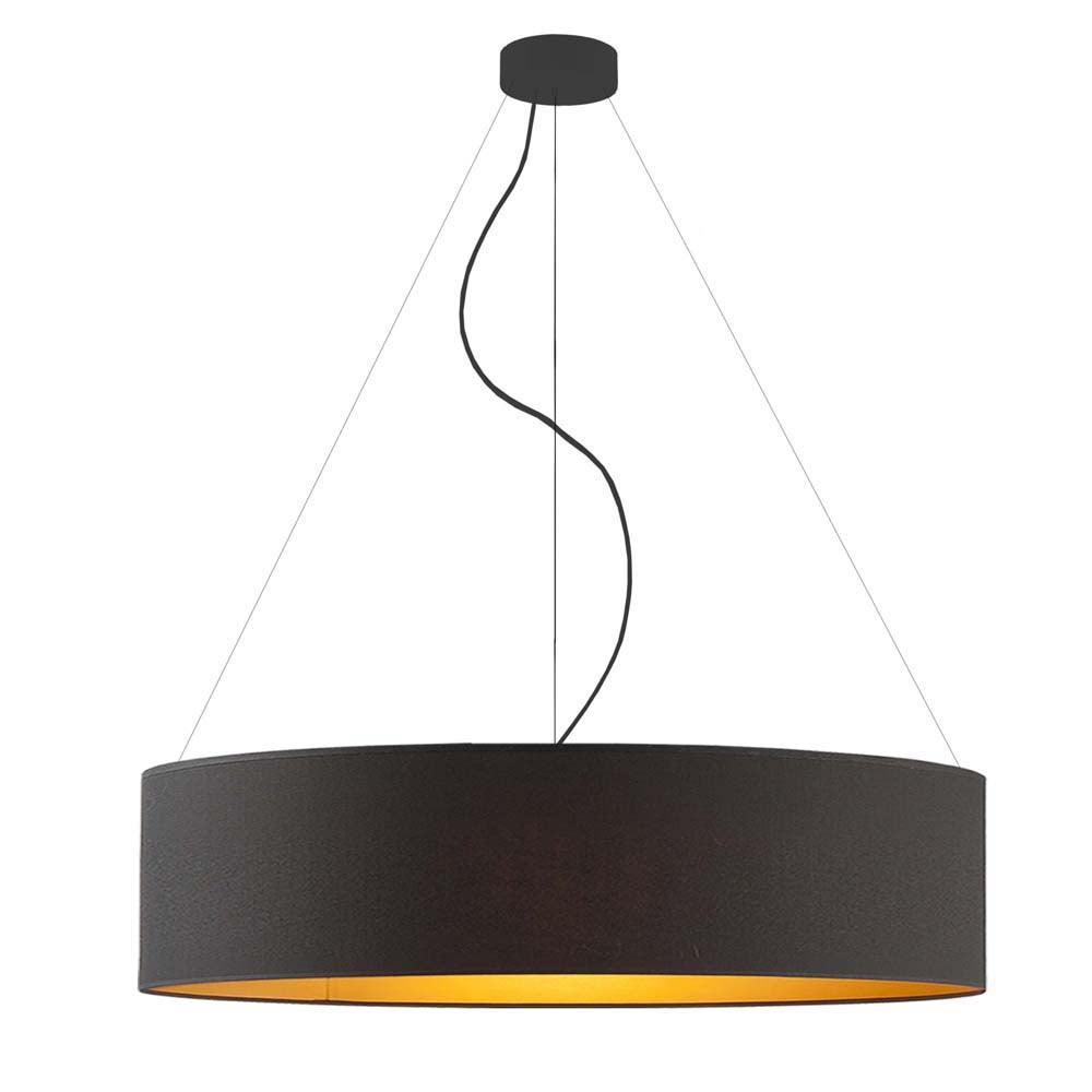 Lampa sufitowa żyrandol lampa wisząca z abażurem walec 80 cm BLUES