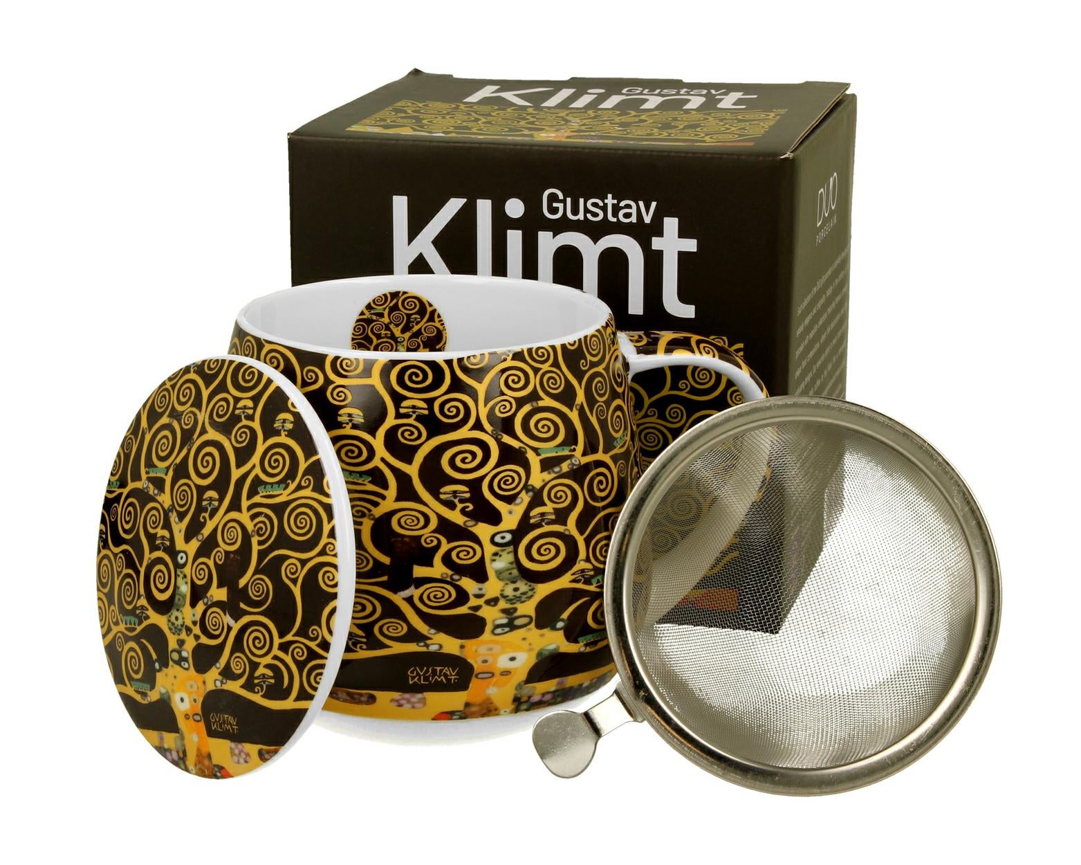 Kubek z zaparzaczem porcelana 430 ml 9,8x12,5x8 cm 1 szt.