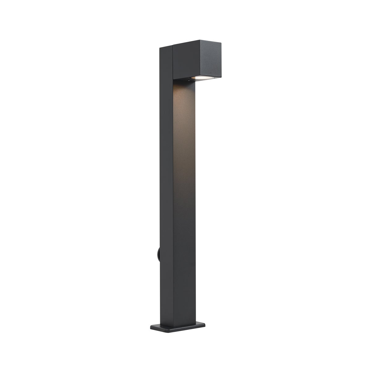 Qazqa nowoczesny lampa słupkowa do ogród - Baleno - czarny, max. 10w, kompatybilny z żarówką LED, gu10, 65cm, IP44